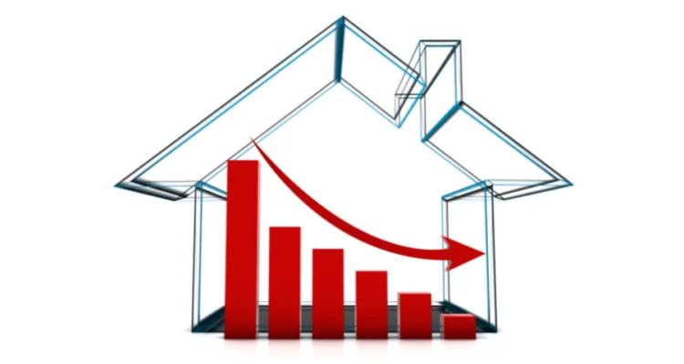 Sinkende Immobilienpreise
